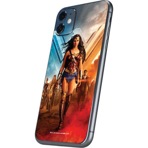 DC Comics Wonder Woman Main characters Poster iPhone 11 Skin